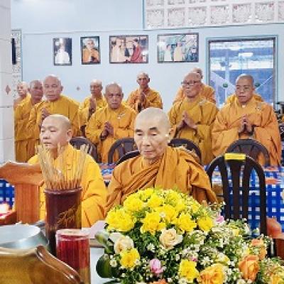 Tôn Đức Tăng Tổ Đình Quan Âm Tu Viện Tác Pháp Tự Tứ Tại Chánh Điện Bổn Tự, Kết Thúc Mùa An Cư Kiết Hạ PL.2566